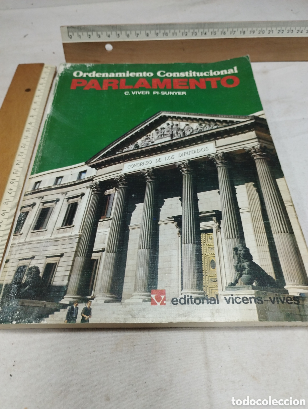 Libros de segunda mano: Ordenamiento constitucional. Parlamento. Editorial Vicens-Vives, 1983