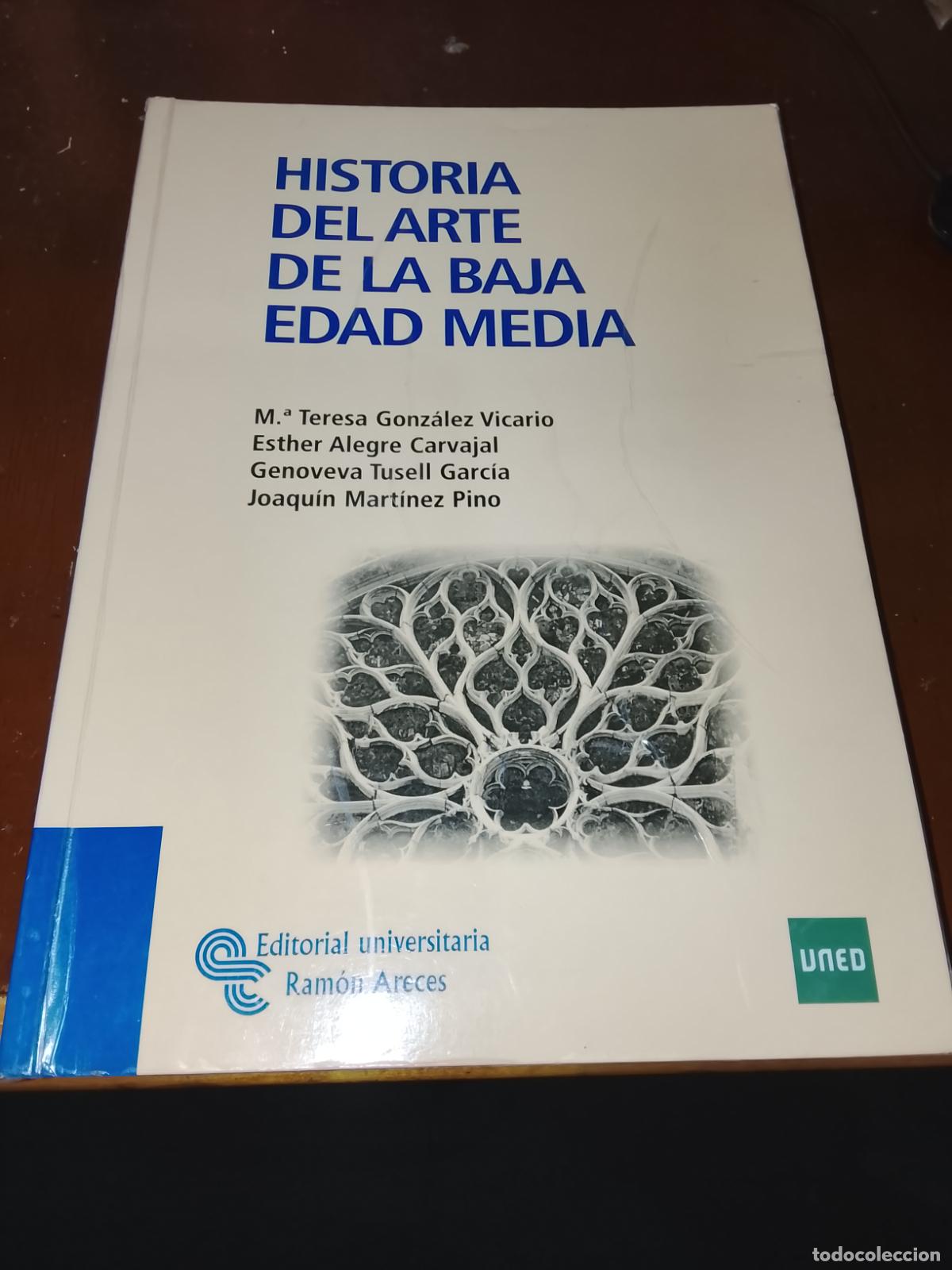 Gebrauchte B&uuml;cher: HISTORIA DEL ARTE DE LA BAJA EDAD MEDIA - M&ordf; Teresa Gonz&aacute;lez Vicario - UNED / Ram&oacute;n Areces (2010)