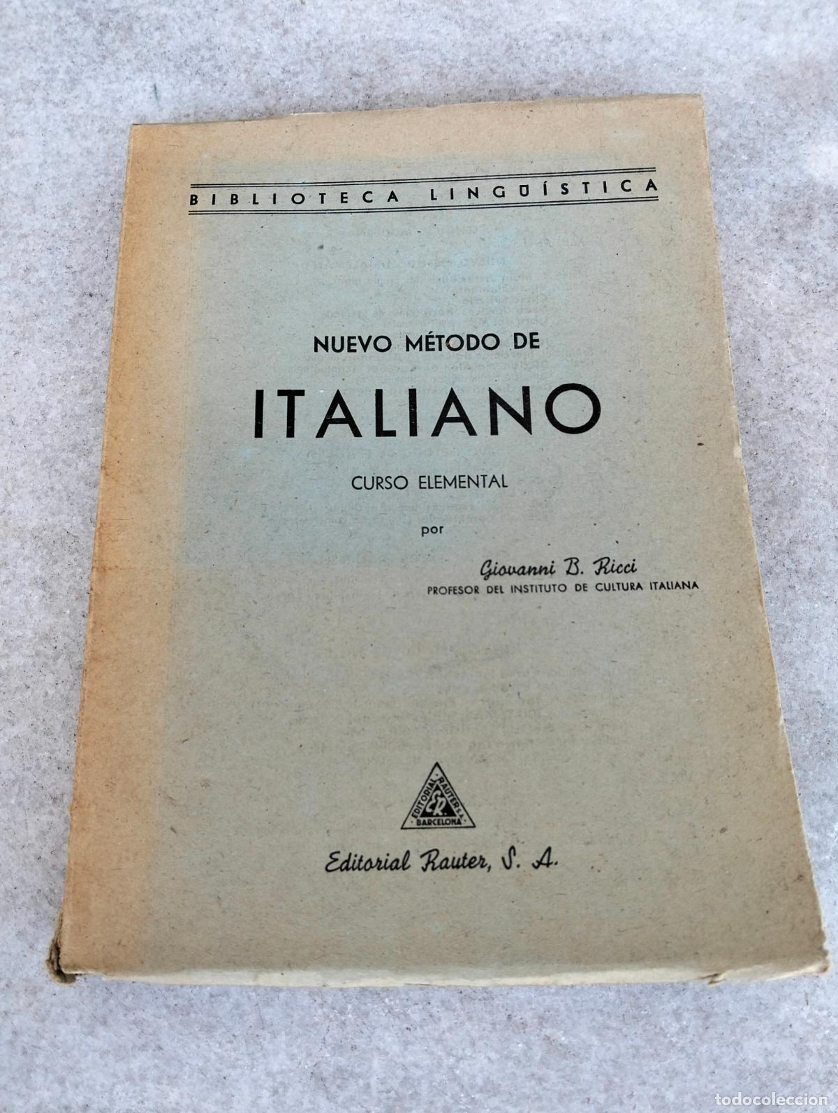 Gebrauchte B&uuml;cher: Nuevo m&eacute;todo de italiano curso elemental por giovanni b ricci editorial rauter