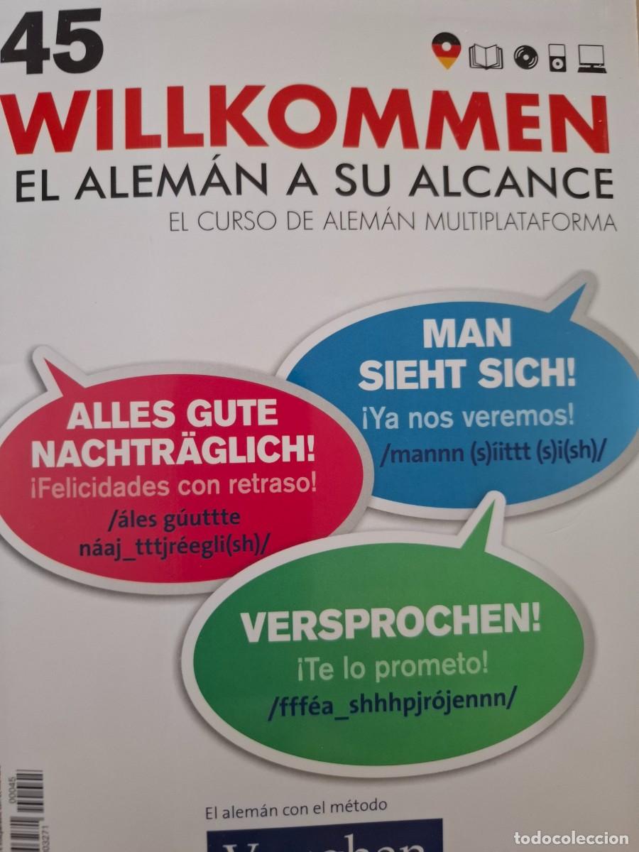 Libros de segunda mano: 45 willkommen el alem&aacute;n a su alcance vv aa -contiene 3 CDS- m&eacute;todo Vaughan-