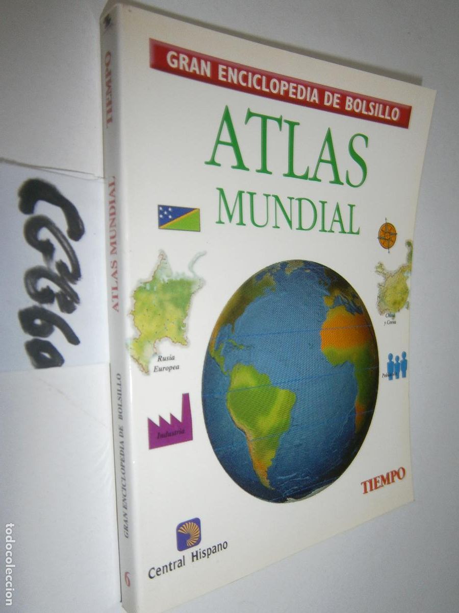 Libros de segunda mano: GRAN ENCICLOPEDIA DE BOLSILLO - ATLAS MUNDIAL