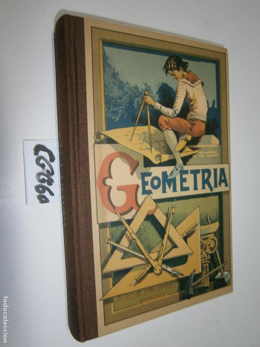 Libros de segunda mano: ANTIGUO LIBRO DE TEXTO FASCIMIL - NUEVAS LECCION DE GEOMETRIA
