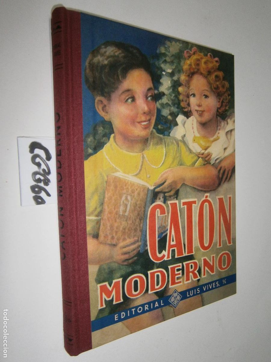 Libros de segunda mano: ANTIGUO LIBRO DE TEXTO FASCIMIL - CATON MODERNO