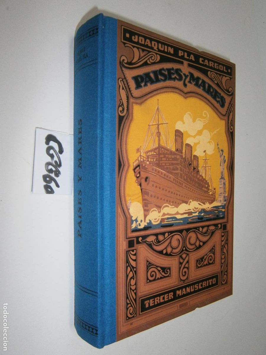 Libros de segunda mano: ANTIGUO LIBRO DE TEXTO FASCIMIL - PAISES Y MARES
