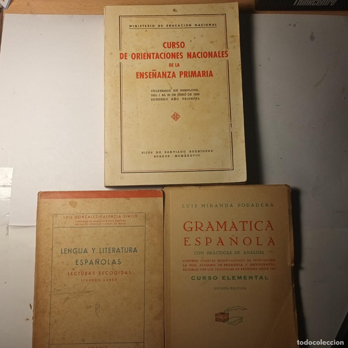 Gebrauchte B&uuml;cher: Libros de Gramatica y Orientacion Ense&ntilde;anza Primaria Lote L - 400