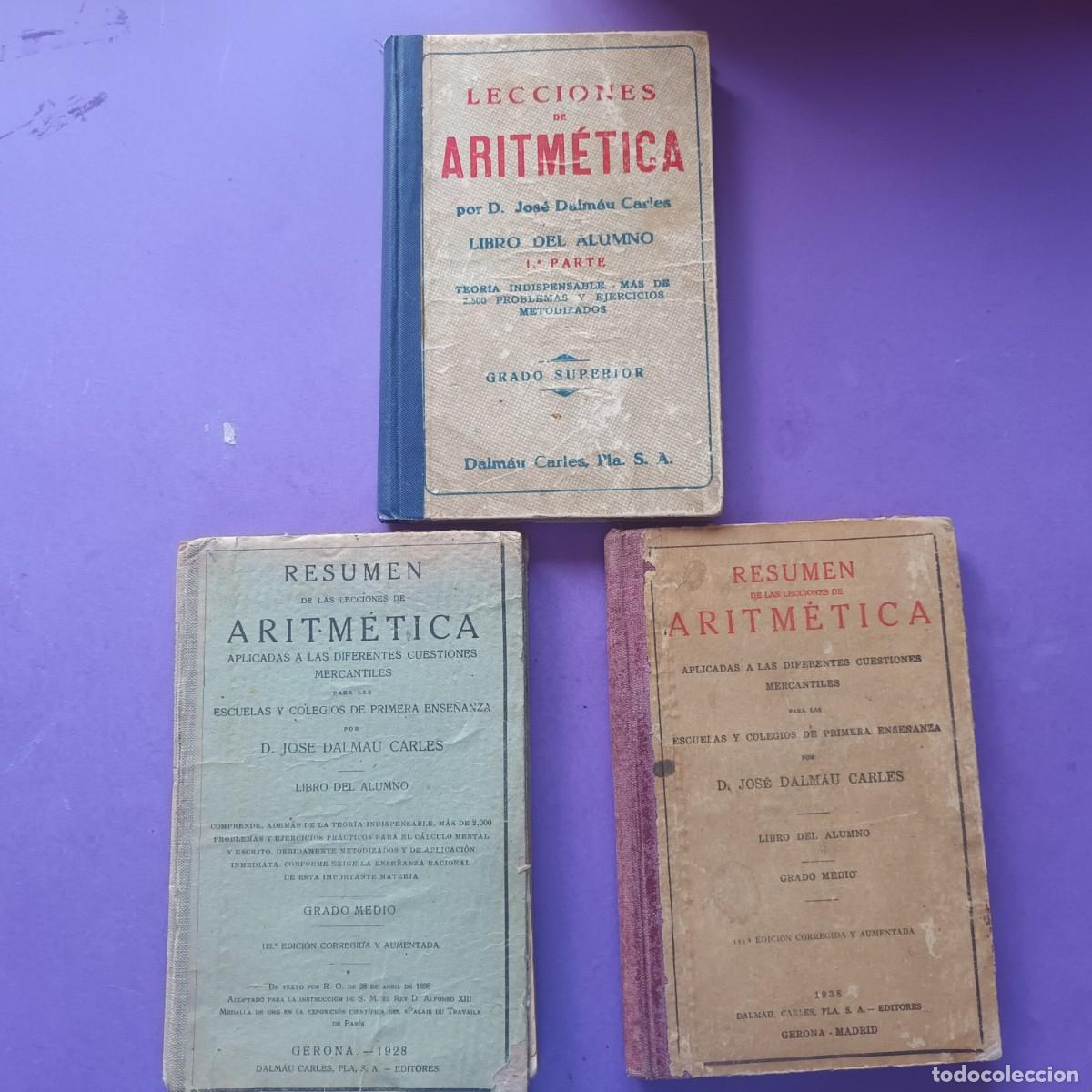 Gebrauchte B&uuml;cher: Libros aritmetica Lote L-435
