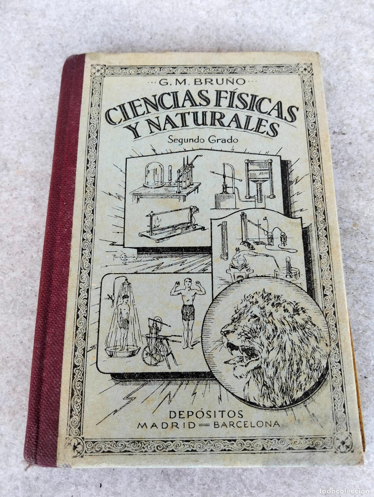 Gebrauchte B&uuml;cher: CIencia f&iacute;sicas y naturales segundo grado gm bru&ntilde;o 1940