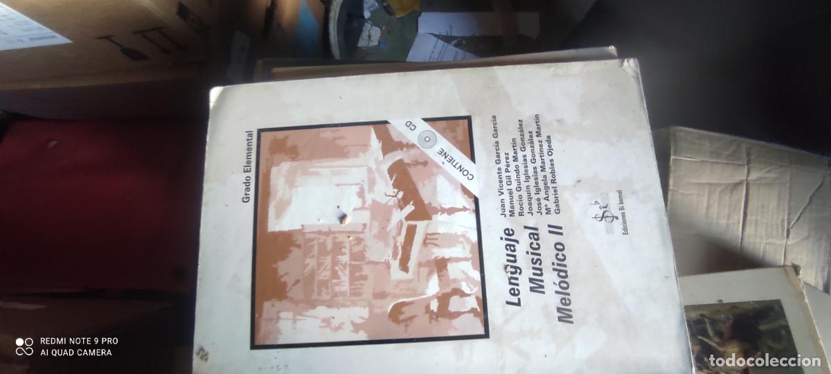 Libros de segunda mano: LENGUAJE MUSICAL MELODICO II Grado elemental EDICIONES SI BEMOL LIBRO