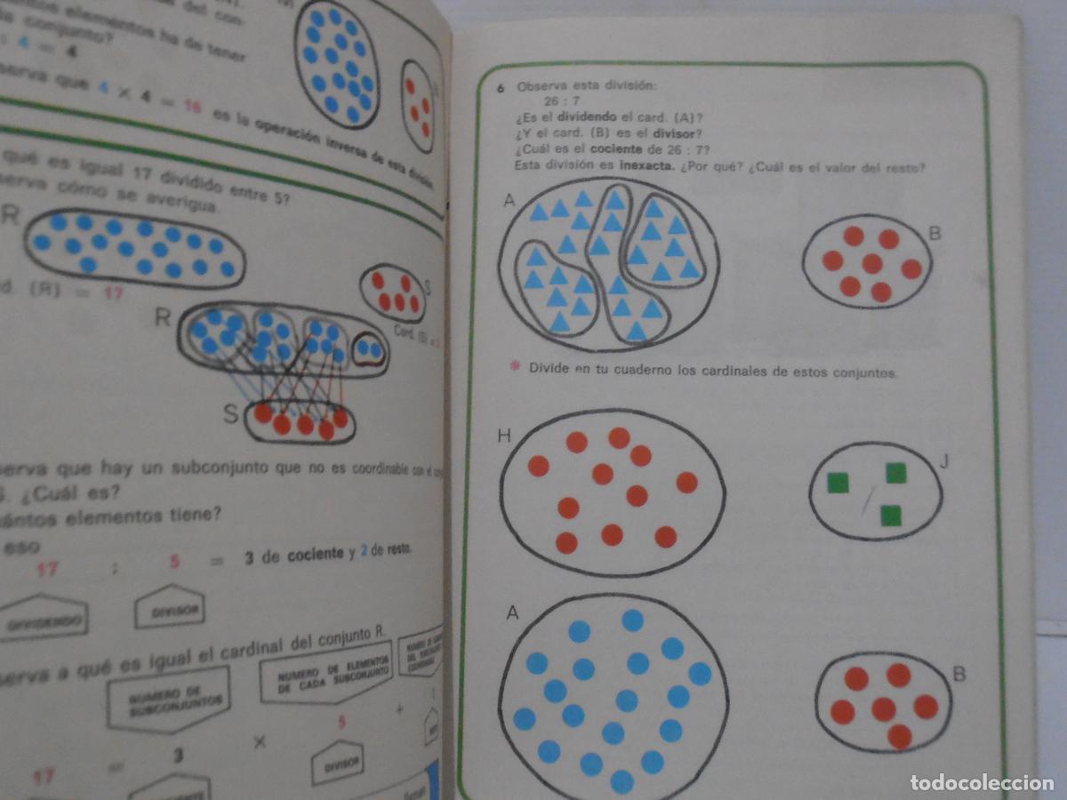 Libros de segunda mano: LIBRO DE TEXTO, ORBITA, TERCER CURSO, LIBRO ACTIVO DE MATEMATICA MODERNA, SANTILLANA 1969 - Foto 7