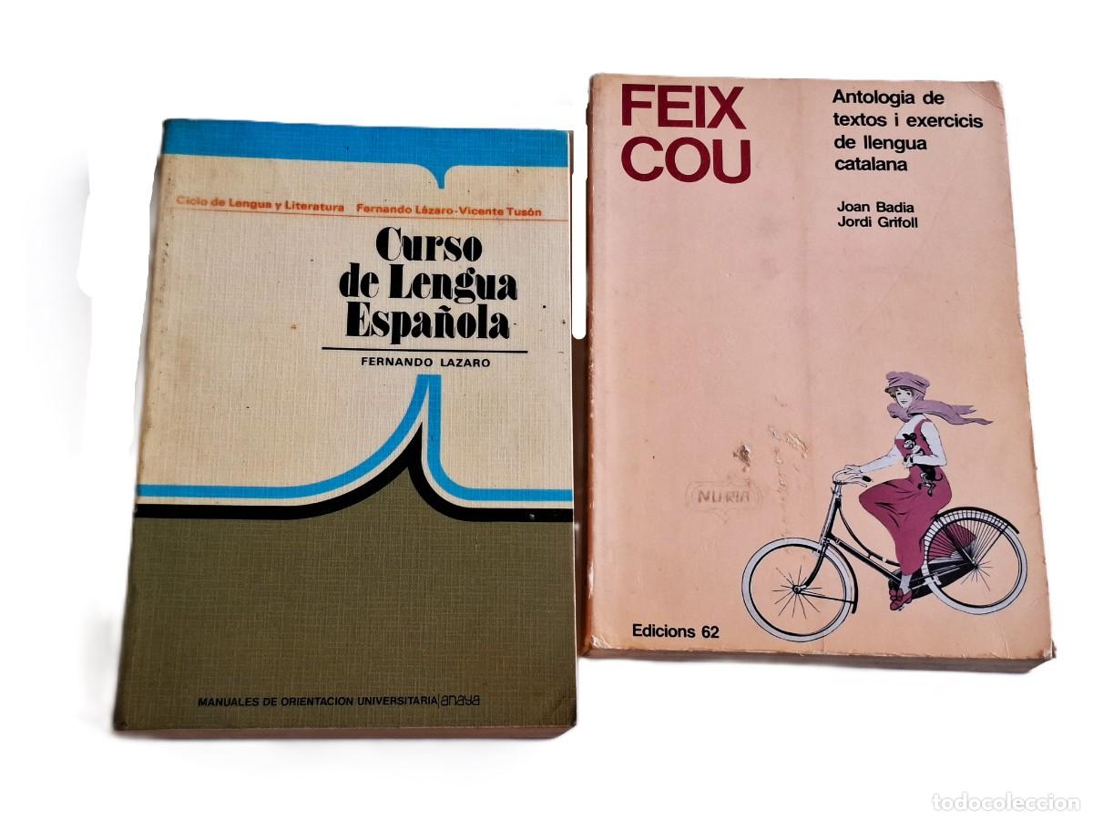Libros de segunda mano: 2 LIBROS CURSOS ESPA&Ntilde;OL Y CATALAN - Foto 1