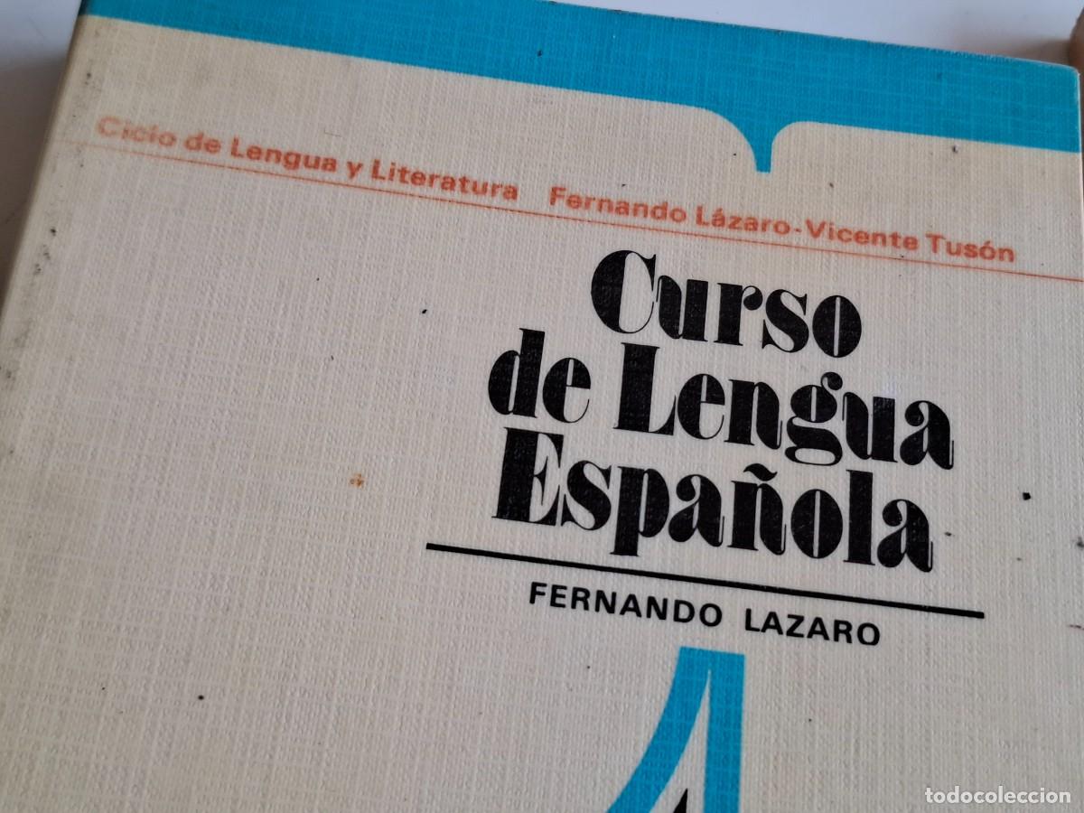 Libros de segunda mano: 2 LIBROS CURSOS ESPA&Ntilde;OL Y CATALAN - Foto 2