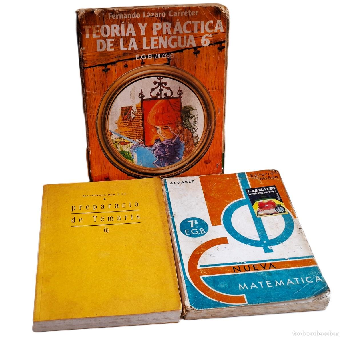 Gebrauchte B&uuml;cher: 3 LIBROS VARIOS EDUCATIVOS