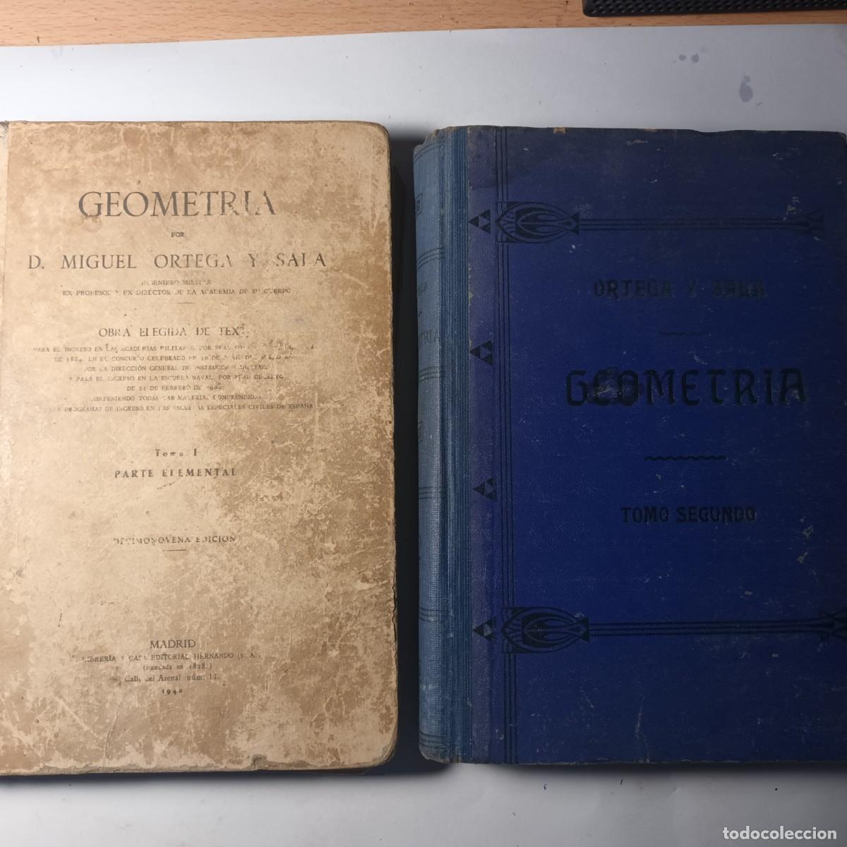 Gebrauchte B&uuml;cher: Libros de Geometria Tomos I y II Lote L - 407