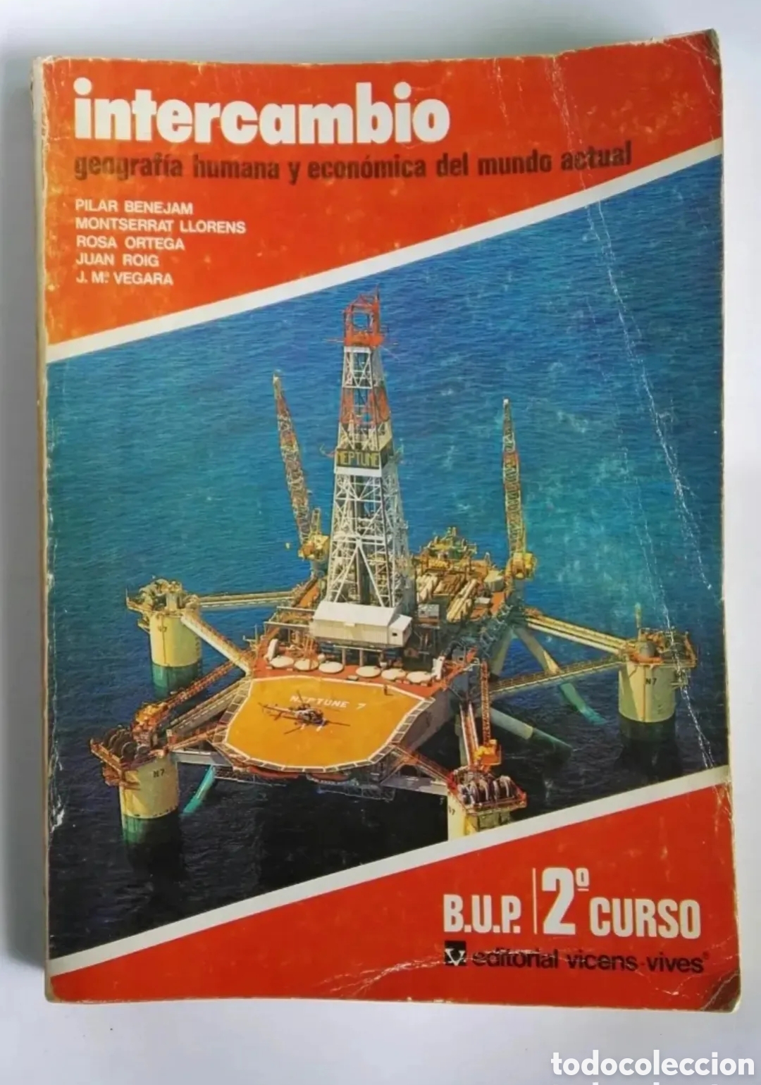 Libros de segunda mano: Intercambio geograf&iacute;a humana y econ&oacute;mica del mundo actual 2&deg; BUP vicens-vives 1982