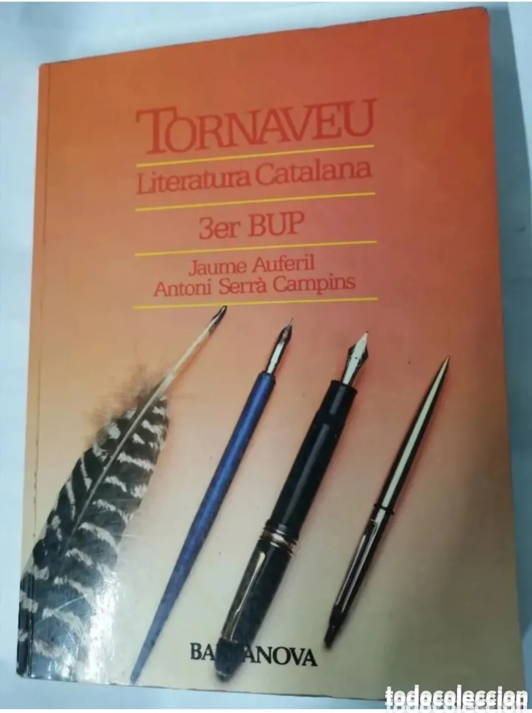 Libros de segunda mano: Tornaveu Literatura catalana 3 BUP