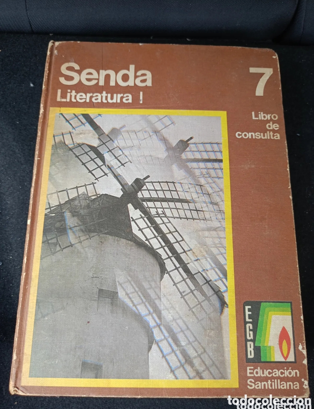 Libros de segunda mano: Senda 7 literatura I EGB educaci&oacute;n Santillana tapa dura buen estado