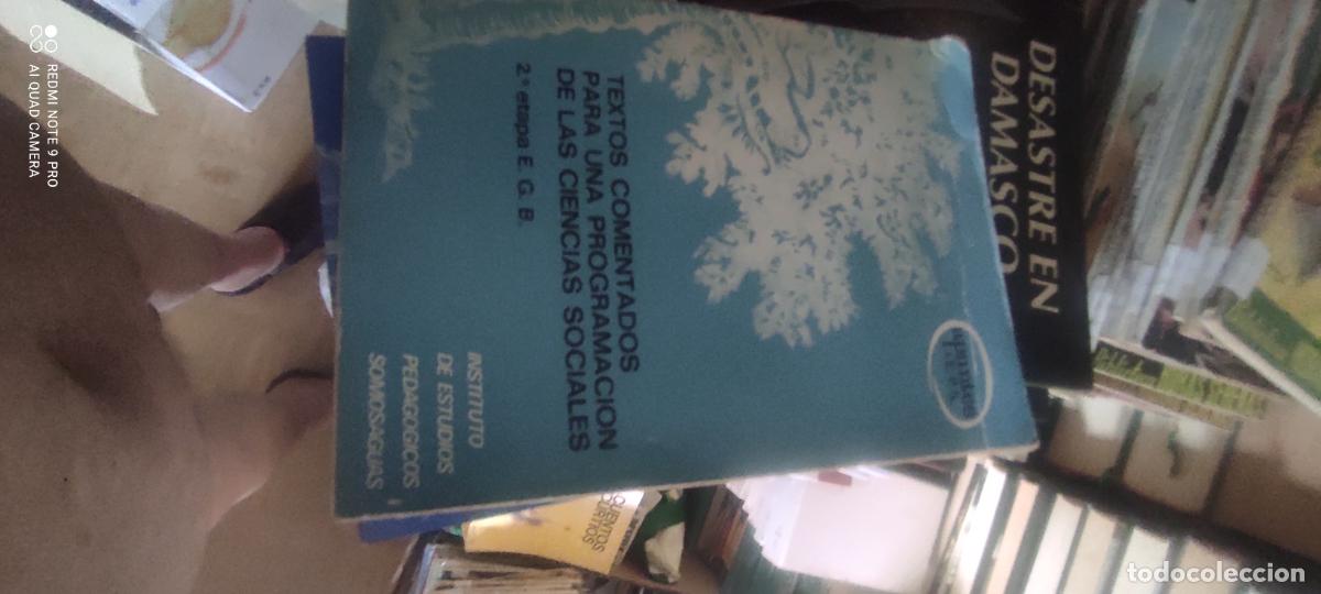 Libros de segunda mano: Textos comentados para una programaci&oacute;n de las Ciencias Sociales - 2&ordf; Etapa EGB - Clemente Carral Sa