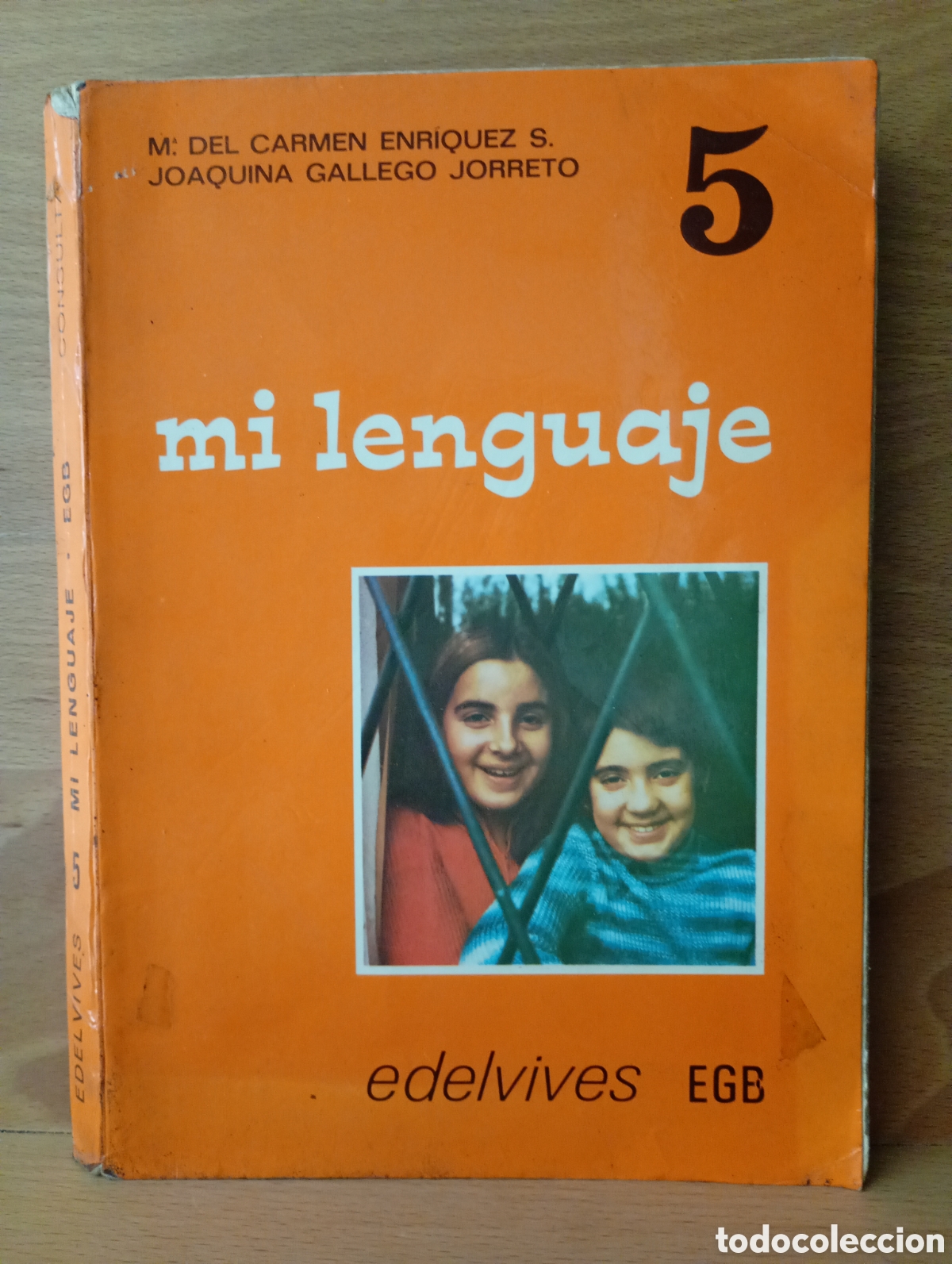 Libros de segunda mano: Mi lenguaje 5 edelvives egb