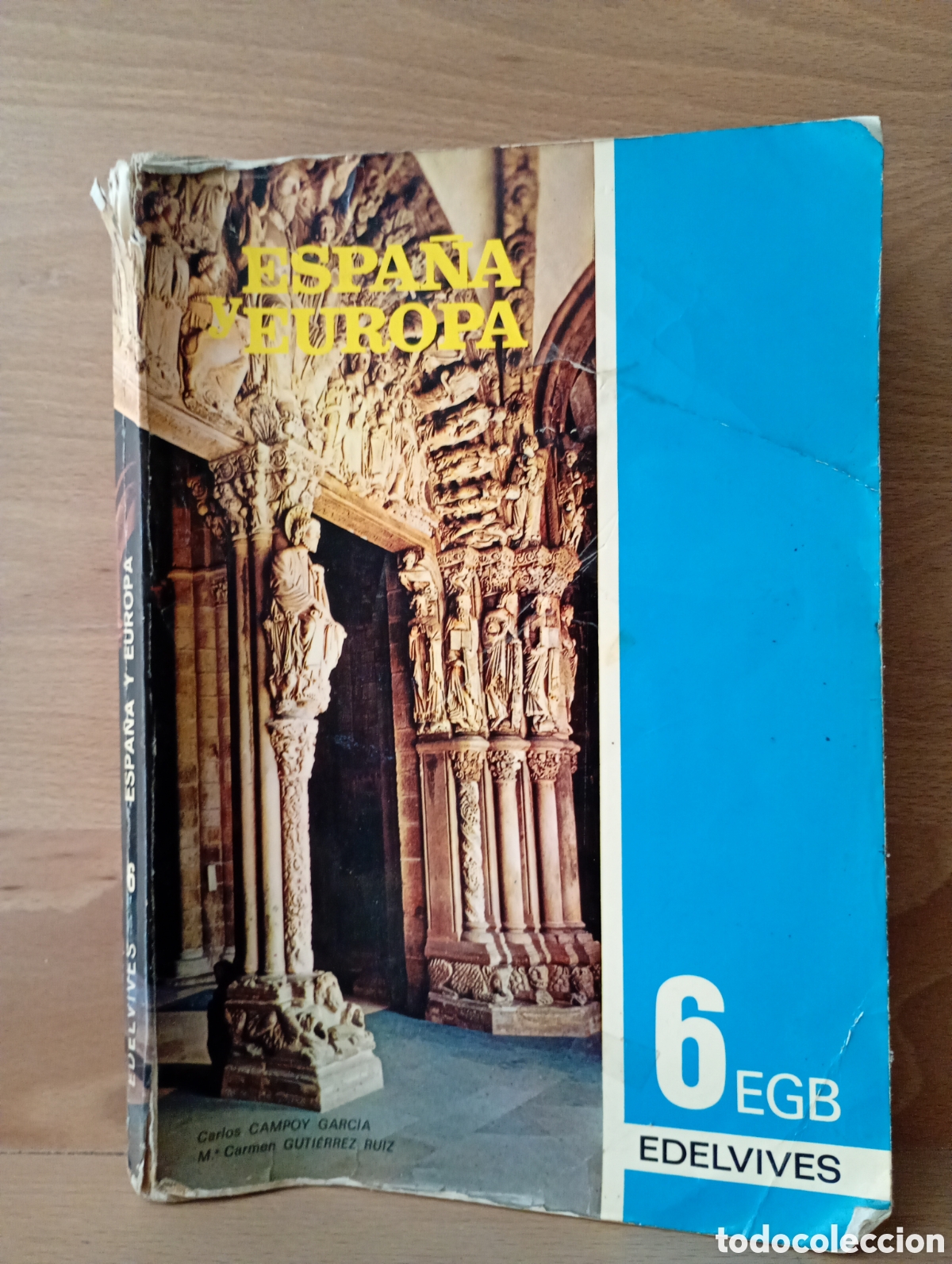 Libros de segunda mano: Espa&ntilde;a y europa 6 egb edelvives