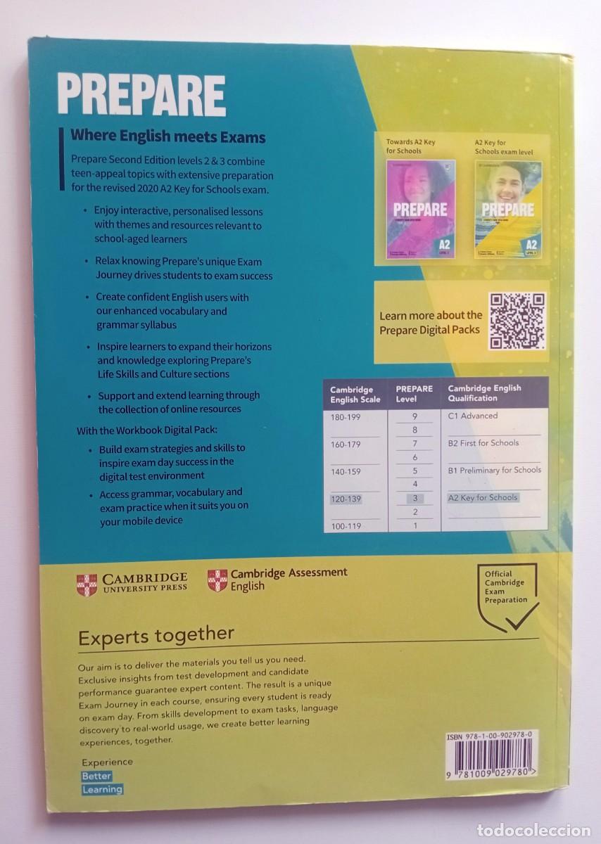 Libros de segunda mano: LIBRO DE TEXTO INGL&Eacute;S &rdquo;PREPARE&rdquo; A2 LEVEL 3 CAMBRIDGE STUDENT&acute;S BOOK - Foto 2