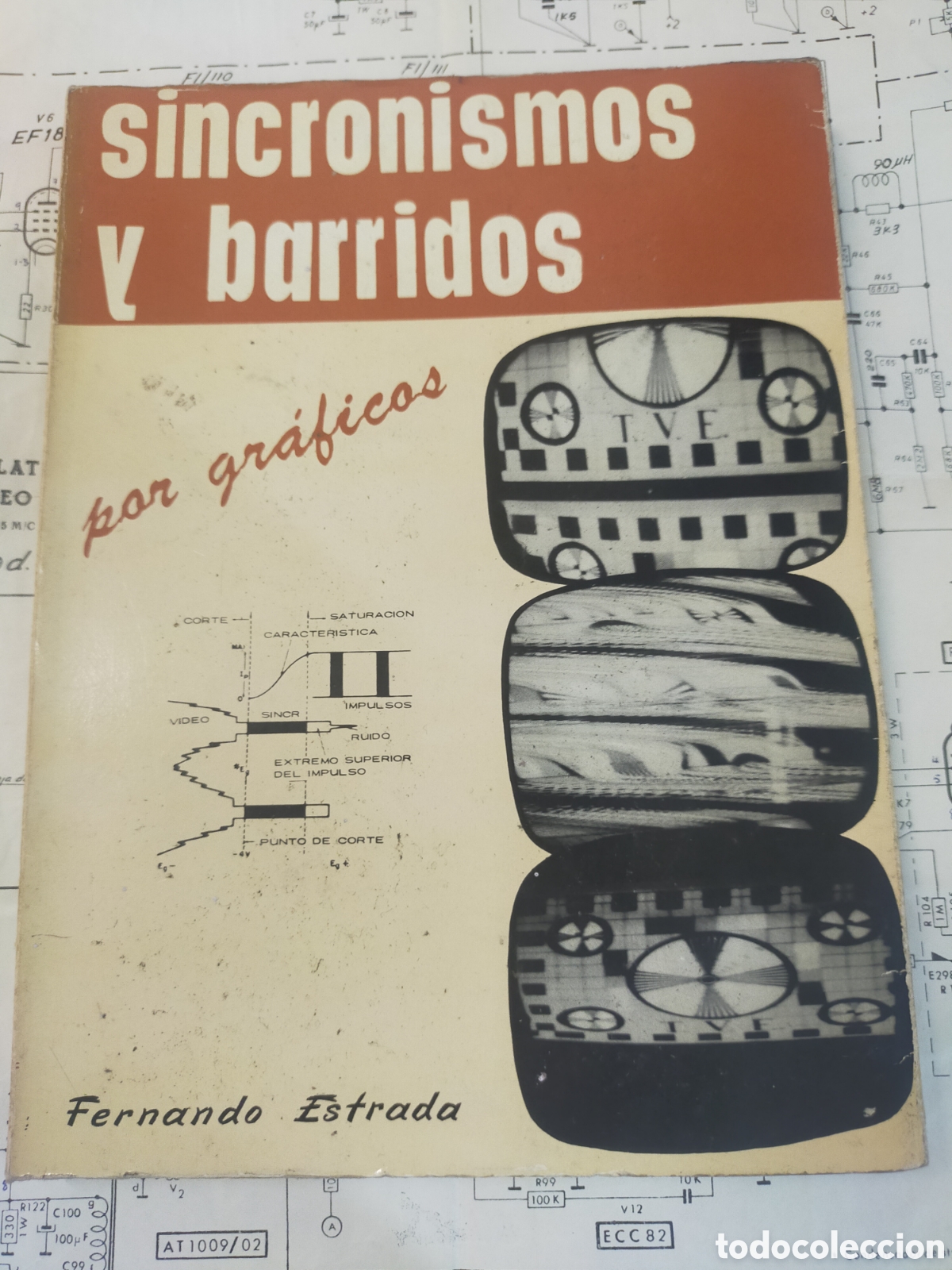 Libros de segunda mano: Libro sincronismos y barridos por gr&aacute;ficos Fernando Estrada, primera edici&oacute;n 1965