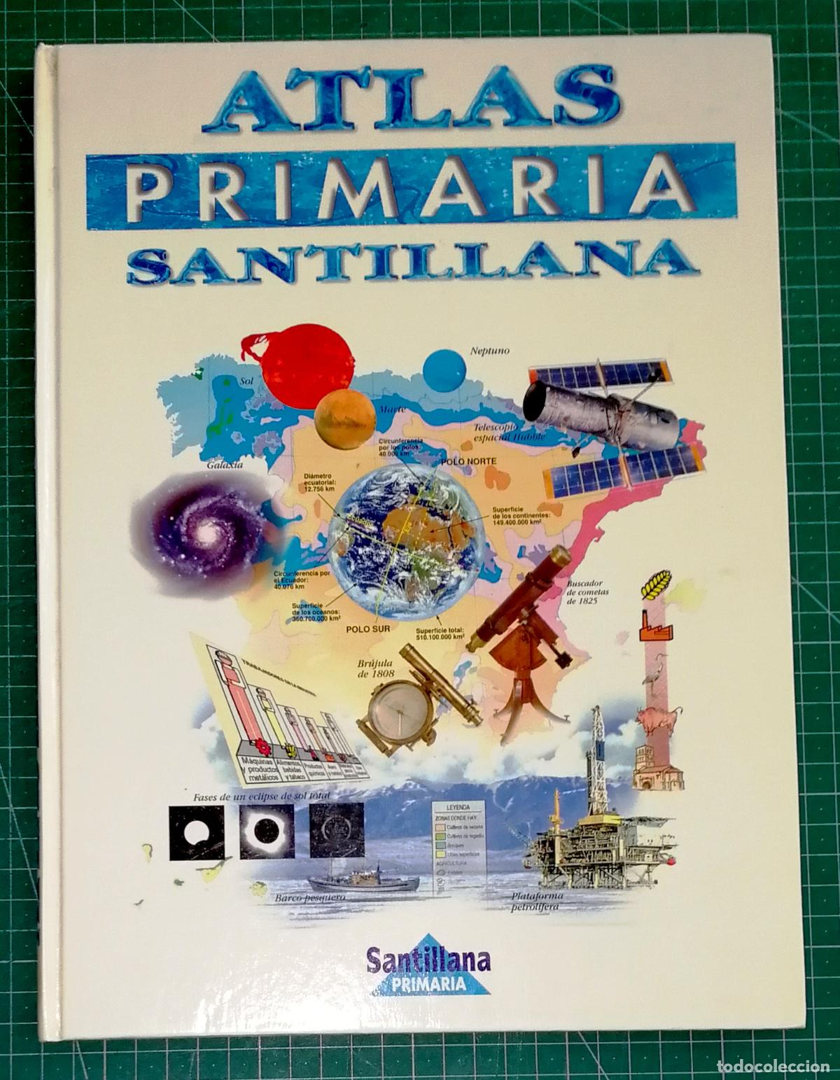 Libros de segunda mano: ATLAS PRIMARIA SANTILLANA (Santillana Primaria). - Santillana, 1994
