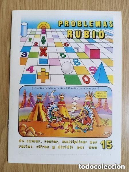 Libros de segunda mano: PROBLEMAS RUBIO - N 15 ANTIGUO CUADERNILLO a&ntilde;o 1978