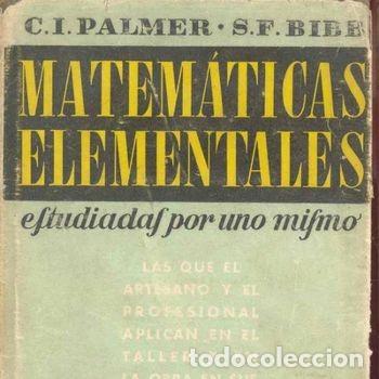 Libros de segunda mano: Libro Matematicas Elementales Trigonometria 1950 C I Palmer S F Bibb Reverte PEIFER