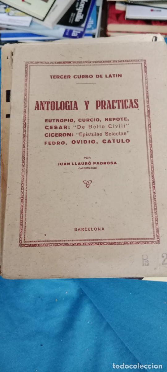 Libros de segunda mano: CURSO DE LATIN ANTOLOGIA Y PRACTICAS LIBRO M-65