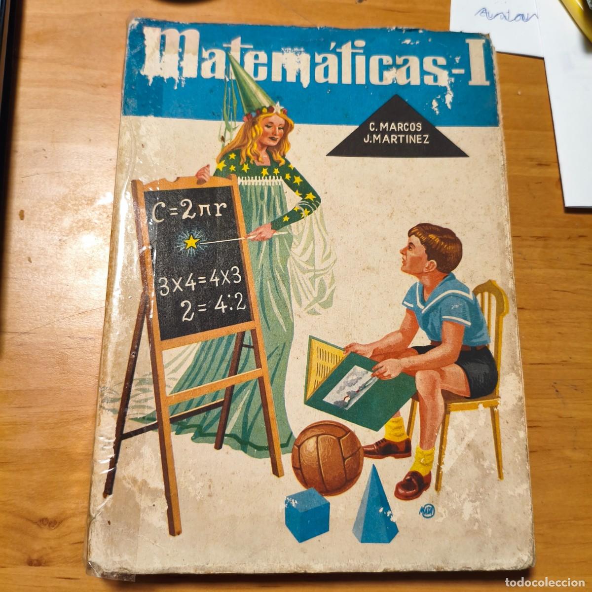 Libros de segunda mano: Matem&aacute;ticas 1 por C. Marcos y J. Martinez