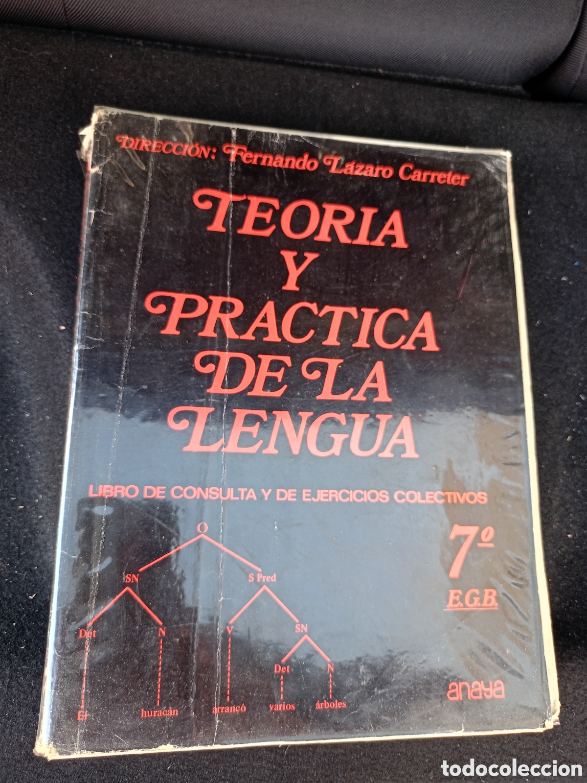 Libros de segunda mano: Libro Teor&iacute;a y pr&aacute;ctica de la lengua 7 EGB Educaci&oacute;n General B&aacute;sica anaya