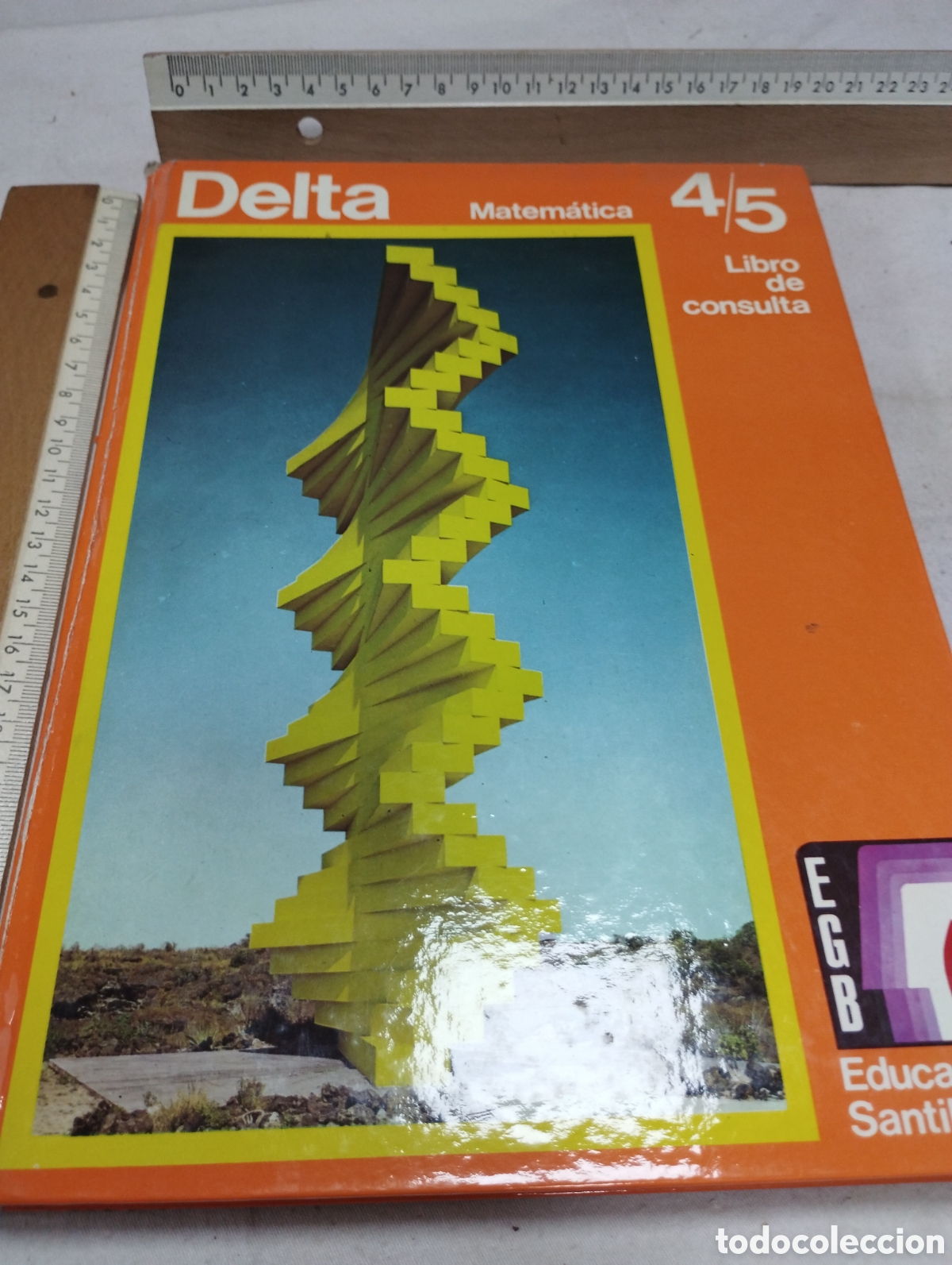 Libros de segunda mano: Delta Matem&aacute;tica 4/5 EGB. Libro de consulta. Editorial Santillana, 1972