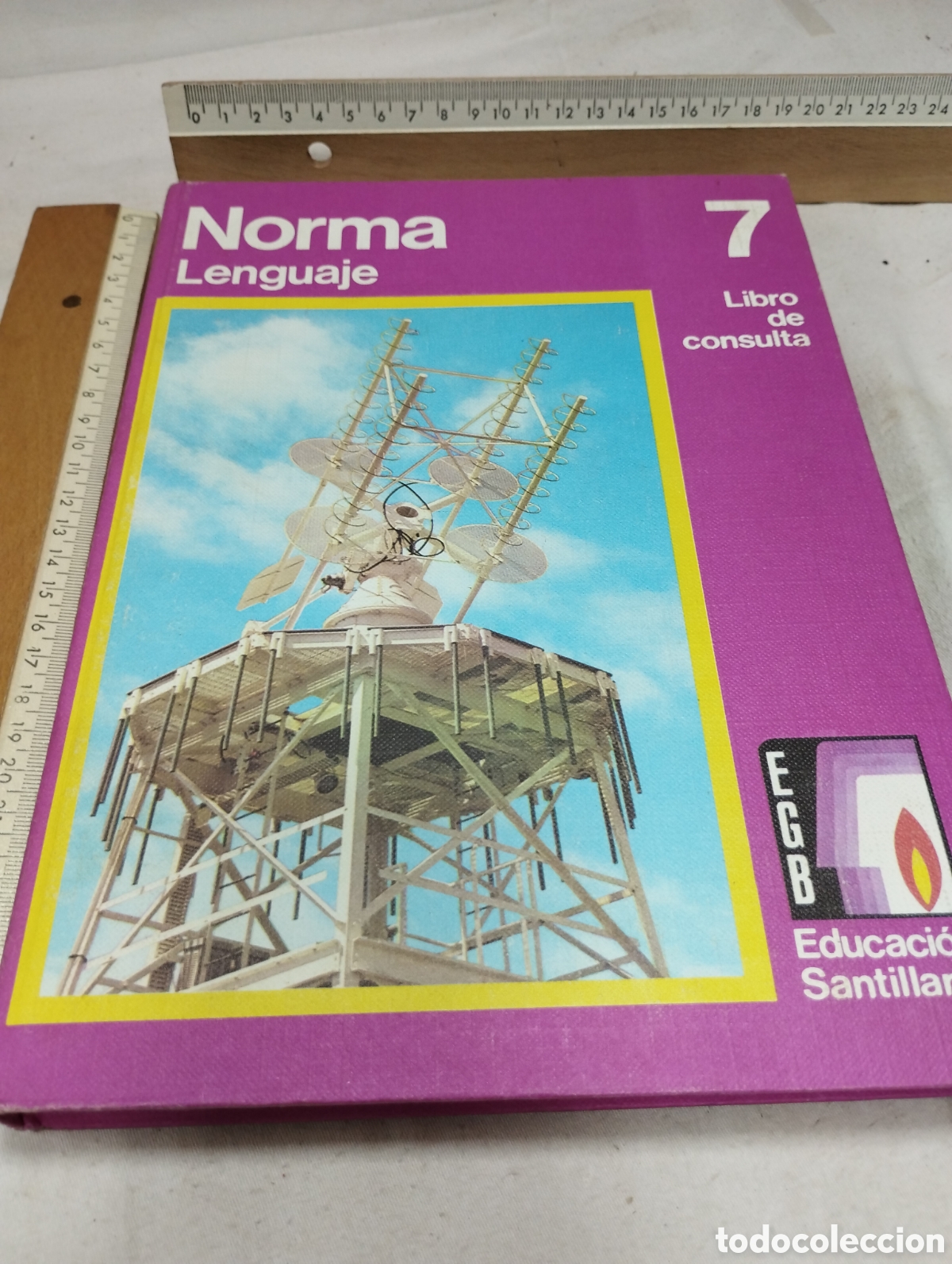 Libros de segunda mano: Norma lenguaje 7. Libro de consulta. EGB. Editorial Santillana, 1974
