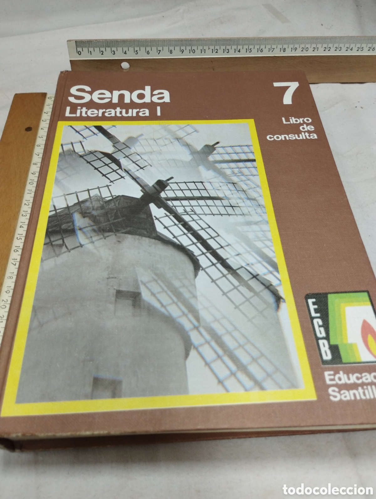 Libros de segunda mano: Senda literatura I. 7&deg;, libro de consulta. EGB. Editorial Santillana, 1973