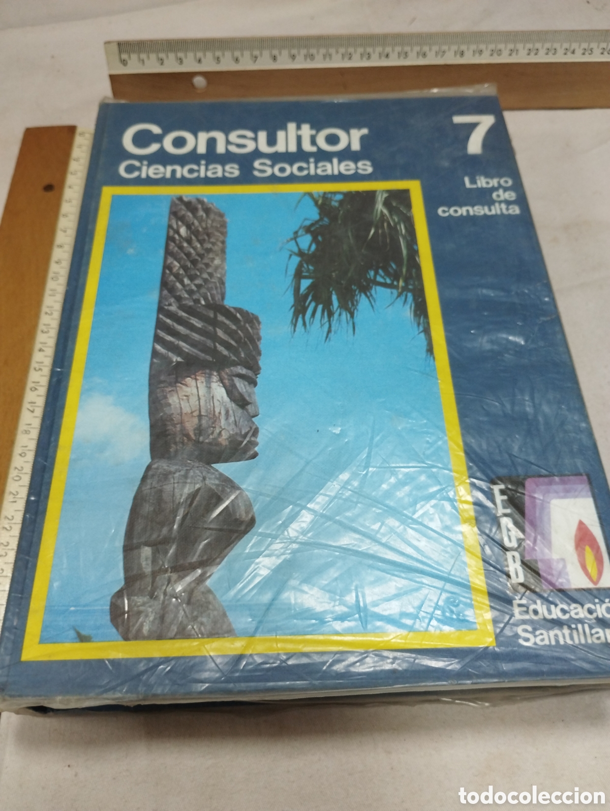 Libros de segunda mano: Consultor ciencias sociales 7. Libro de consulta. EGB. Editorial Santillana, 1972