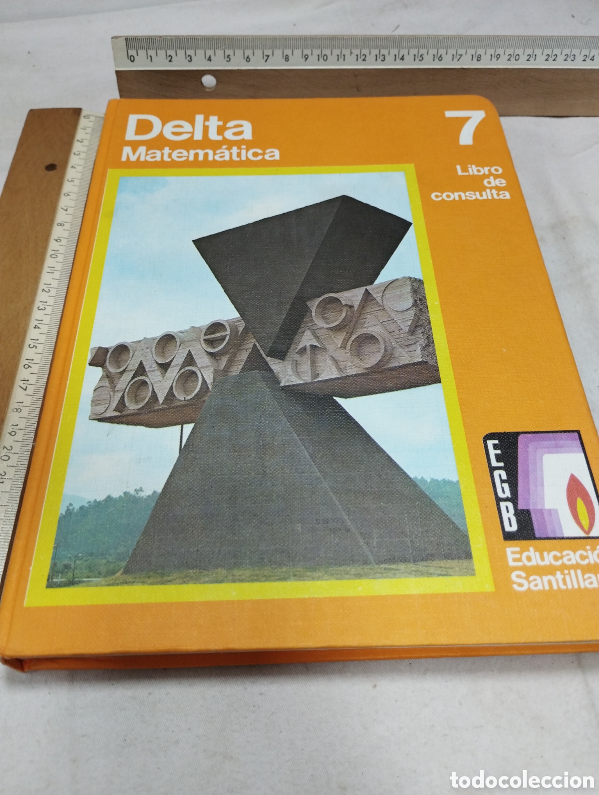 Libros de segunda mano: Delta Matem&aacute;tica 7. Libro de consulta. EGB. Editorial Santillana, 1973
