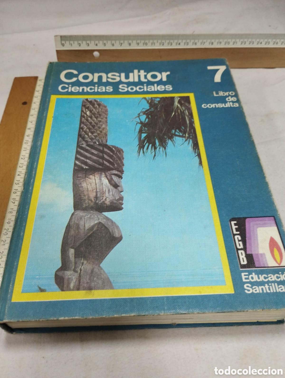 Libros de segunda mano: Consultor Ciencias sociales 7. Libro de consulta. EGB. Editorial Santillana, 1974