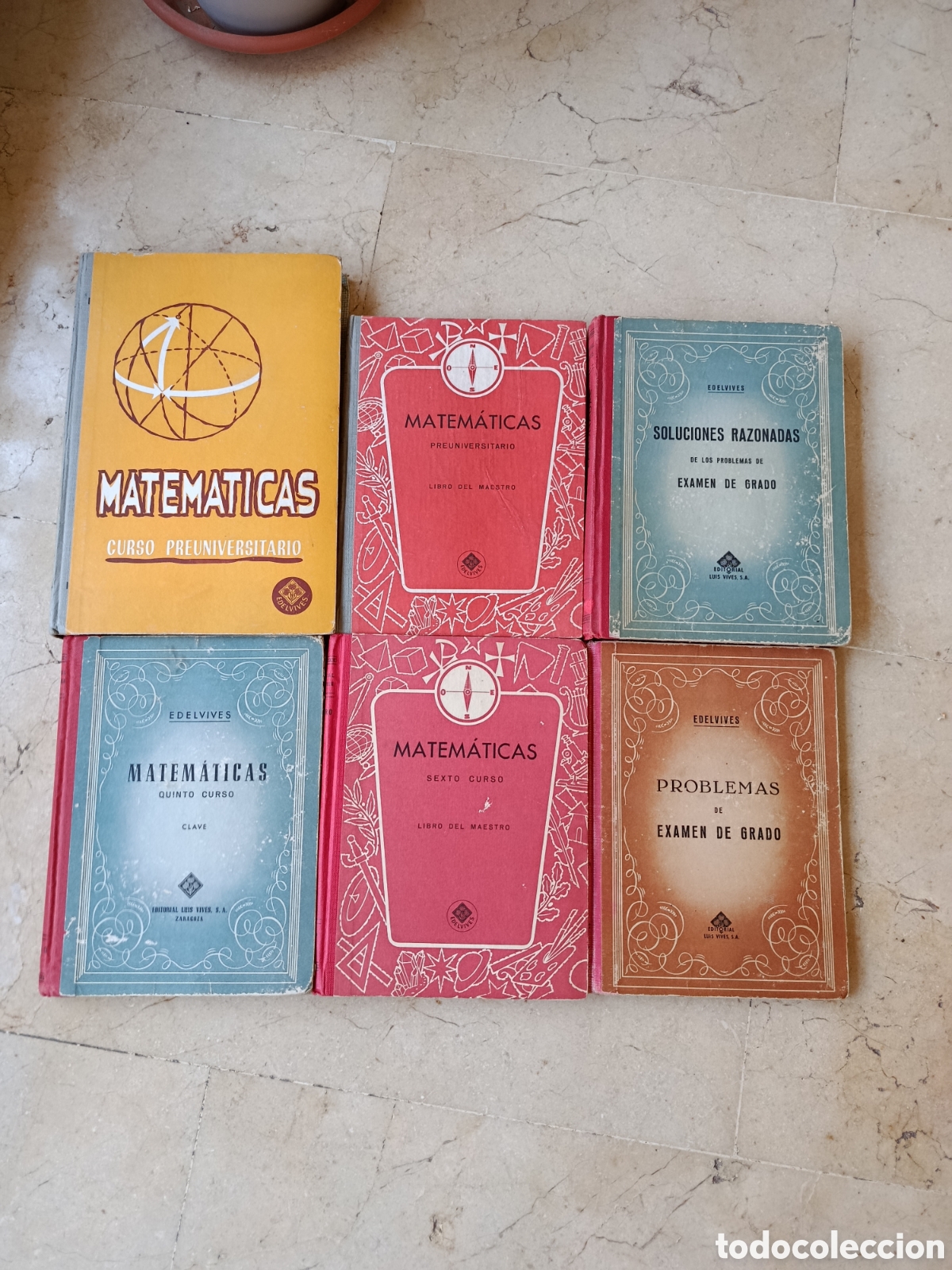 Libros de segunda mano: LOTE LIBROS MATEM&Aacute;TICAS ANTIGUOS