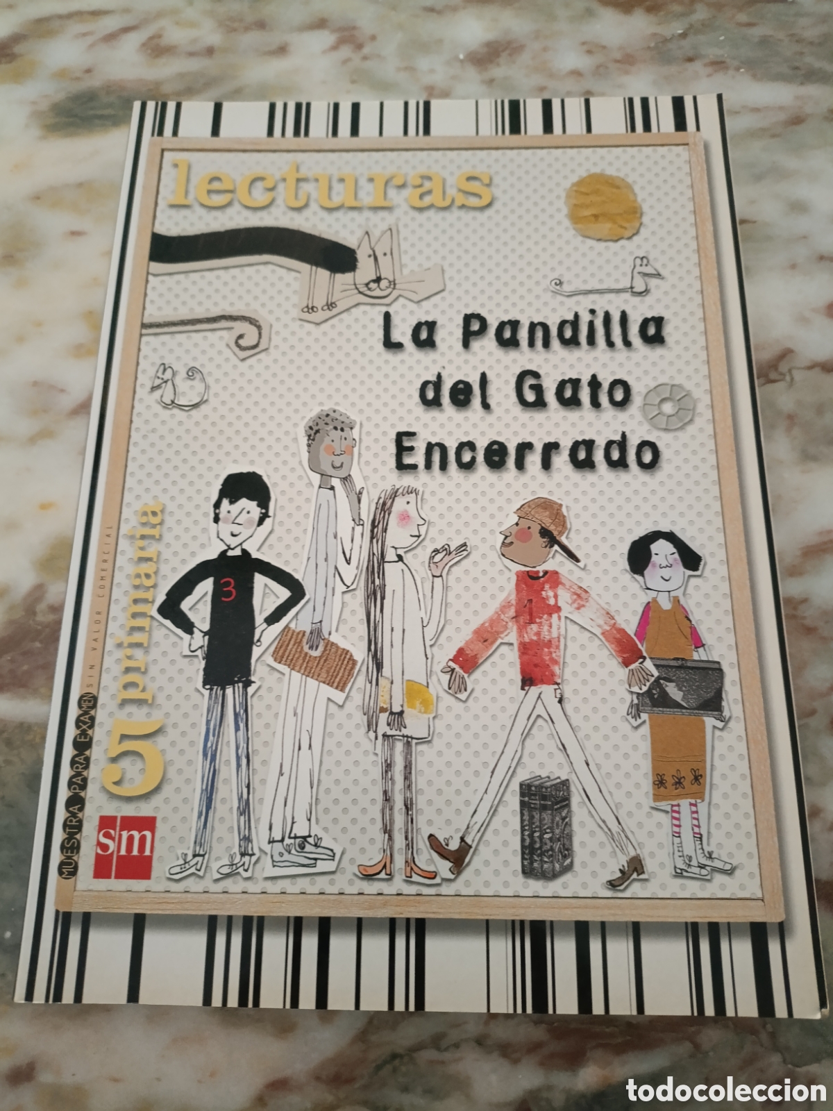 Libros de segunda mano: Lecturas quinto de primaria la pandilla del gato encerrado