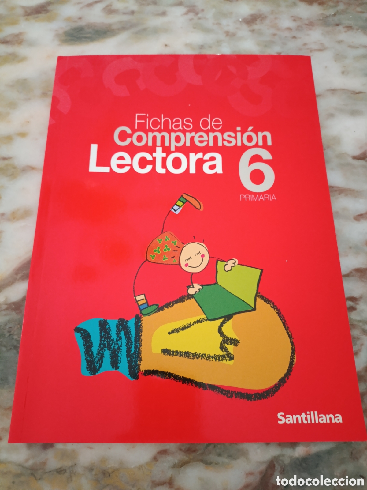 Libros de segunda mano: Libro fichas compresi&oacute;n lectora Santillana 6&deg; de primaria