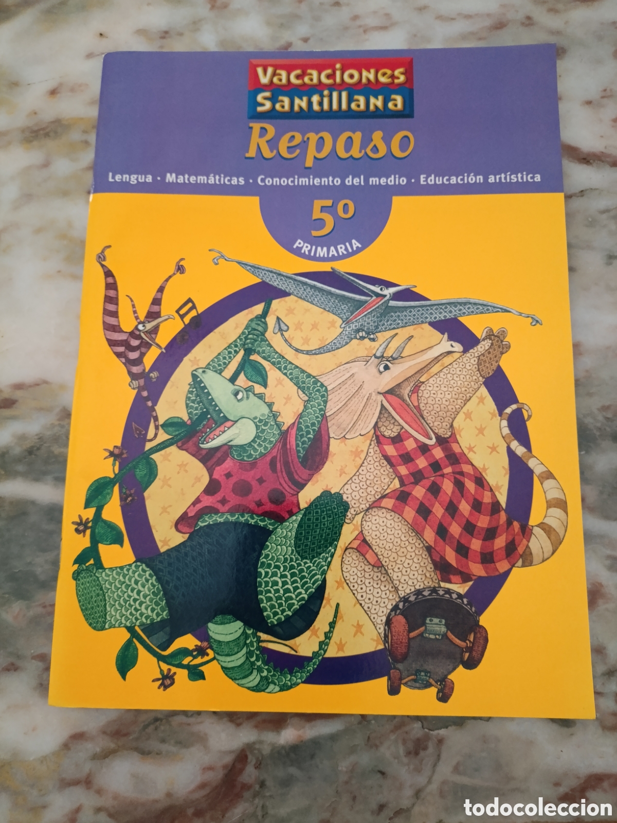 Libros de segunda mano: Libro de repaso quinto de primaria vacaciones santillana no porque antes lo he hecho y no me iba