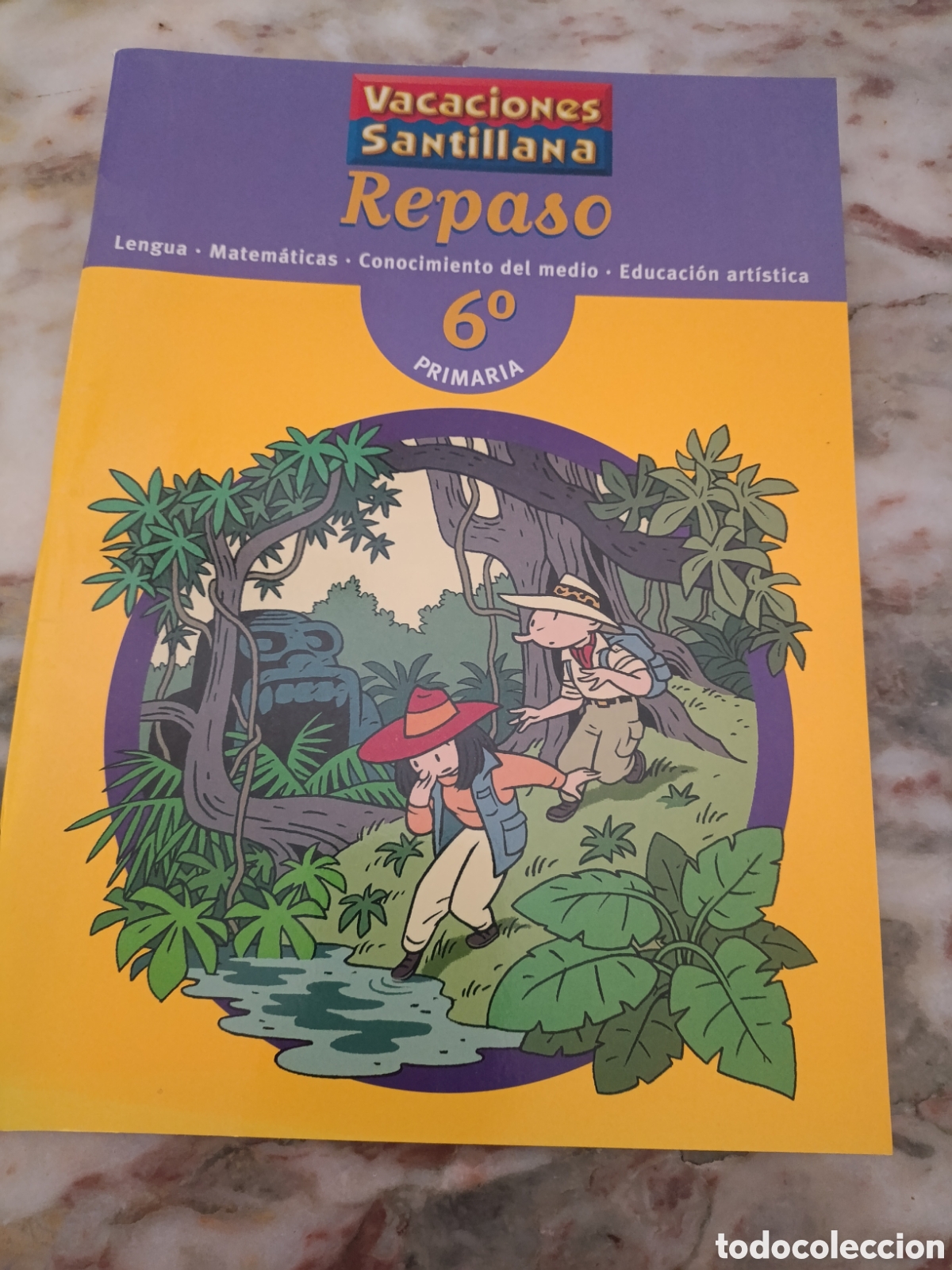 Libros de segunda mano: LIBRO REPASO SEXTO DE PRIMARIA VACACIONES SANTILLANA