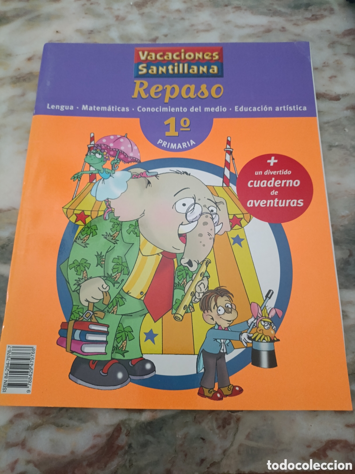Libros de segunda mano: Libro repaso primero de primaria vacaciones santillana a ver c&oacute;mo es primero de primaria que recuerd