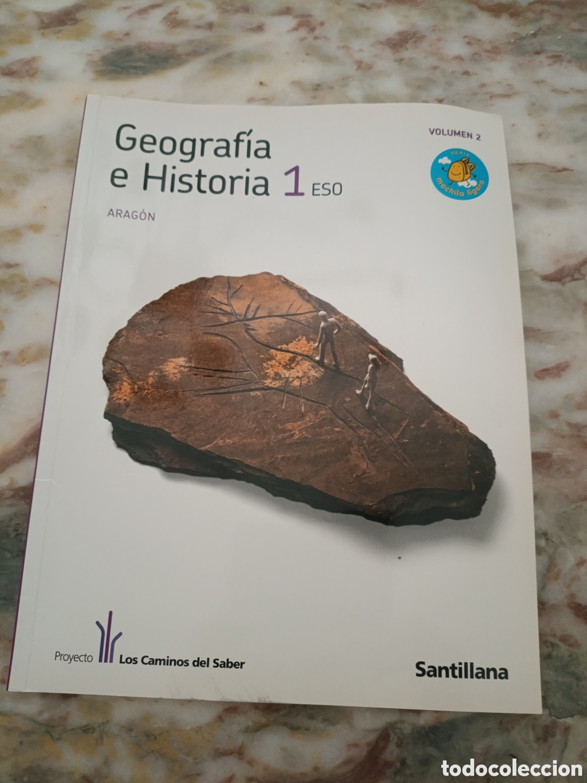 Libros de segunda mano: LIBRO GEOGRAF&Iacute;A E HISTORIA 1 ESO SANTILLANA