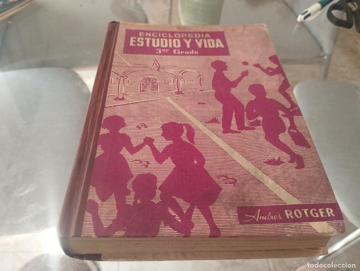 Libros de segunda mano: ENCICLOPEDIA ESTUDIO Y VIDA 3&deg; GRADO ANDRES ROTGER PIZA ALARONER ALARO MALLORCA MUY DIFICIL,UNICO!!!