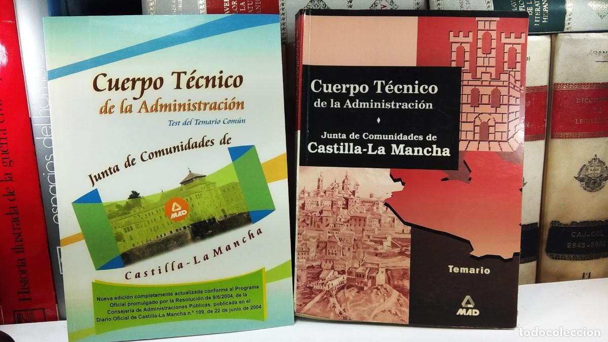 Libros de segunda mano: CUERPO T&Eacute;CNICO DE LA ADMINISTRACI&Oacute;N. JUNTA DE COMUNIDADES DE CASTILLA-LA MANCHA. TEMARIO y TEST