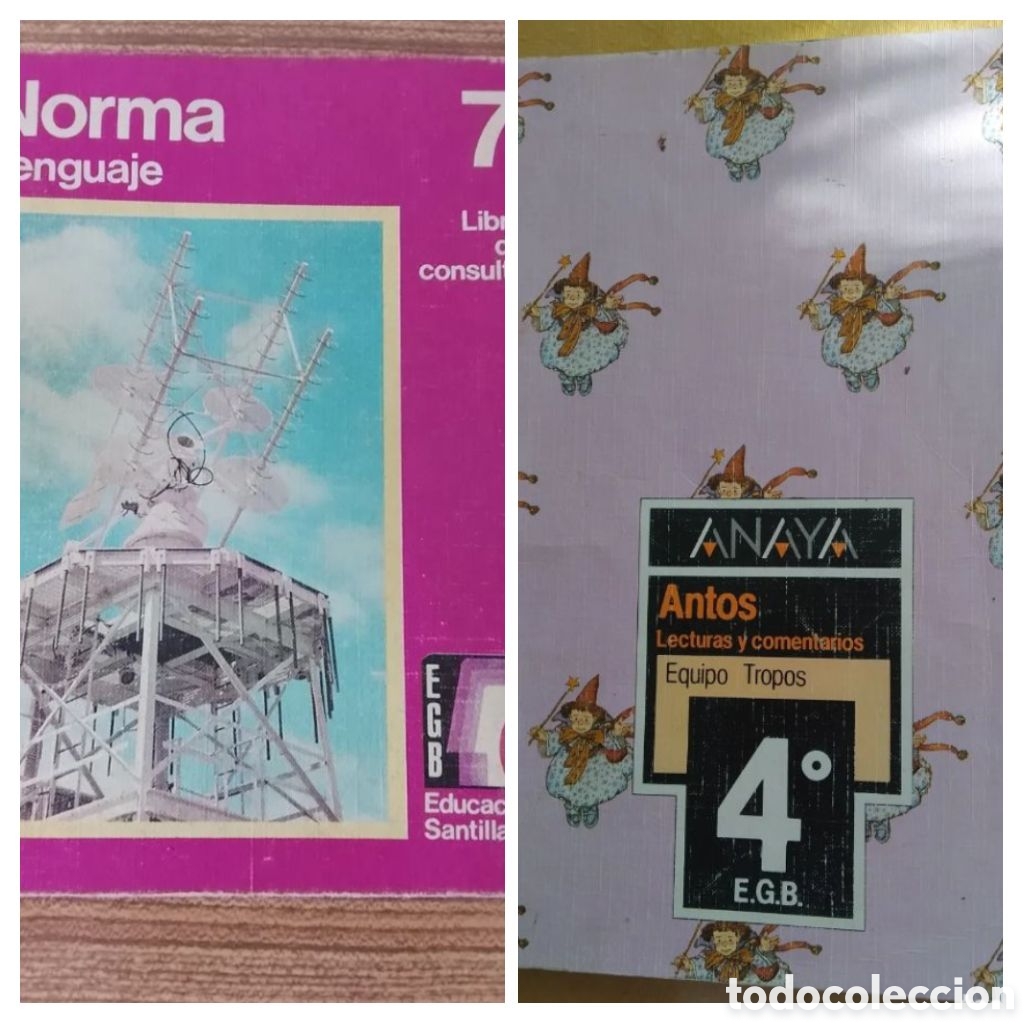 Libri di seconda mano: 2 libros de texto, lenguaje 7&deg; a&ntilde;o 1973 y 4&deg; de EGB.