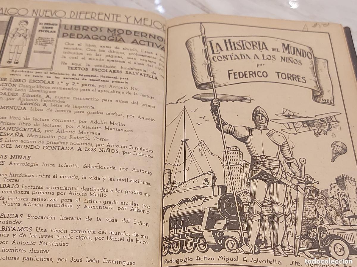 Libros de segunda mano: LA HISTORIA DEL MUNDO CONTADA A LOS NI&Ntilde;OS | FEDERICO TORRES | SALVATELLA 1942 | ILUSTRADO