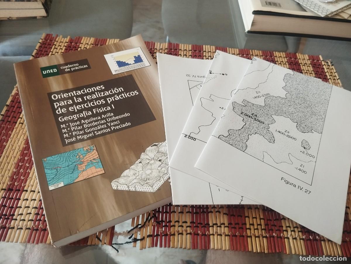 Libros de segunda mano: ORIENTACIONES PARA LA REALIZACI&Oacute;N DE EJERCICIOS PR&Aacute;CTICOS. GEOGRAF&Iacute;A F&Iacute;SICA I. UNED CONTIENE MAPAS
