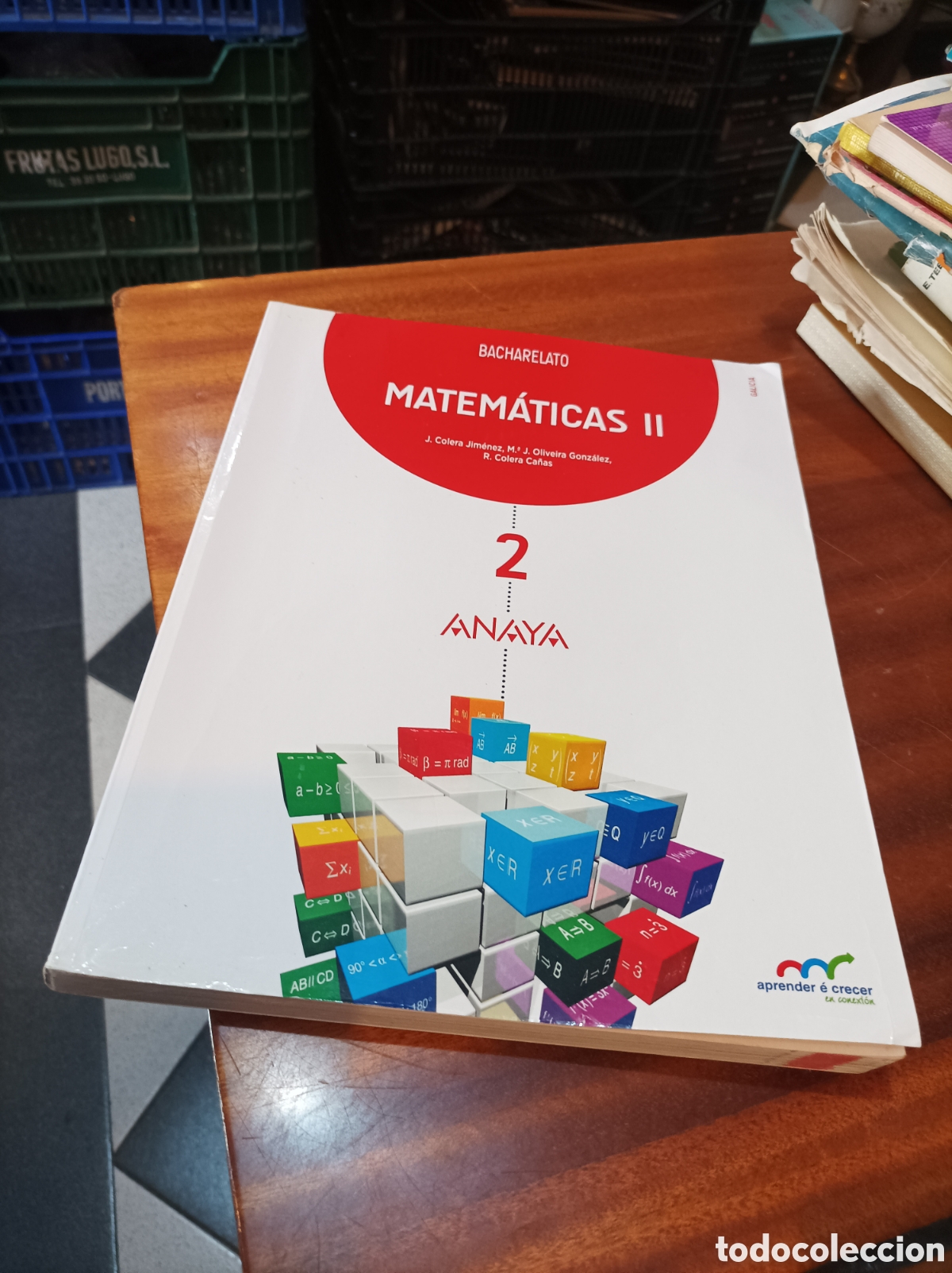 Libros de segunda mano: MATEM&Aacute;TICAS II BACHARELATO GALLEGO . ANAYA
